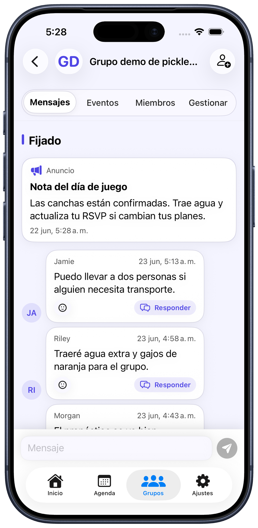 Mantén la conversación activa