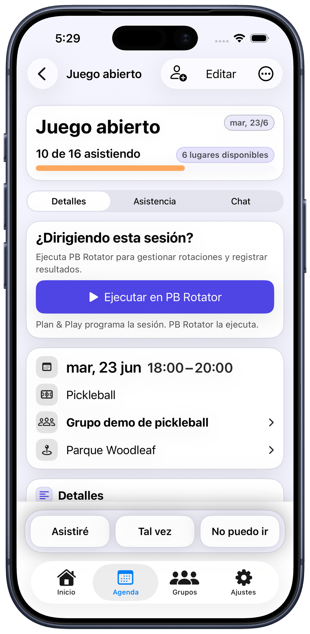 Prepara PB Rotator más rápido