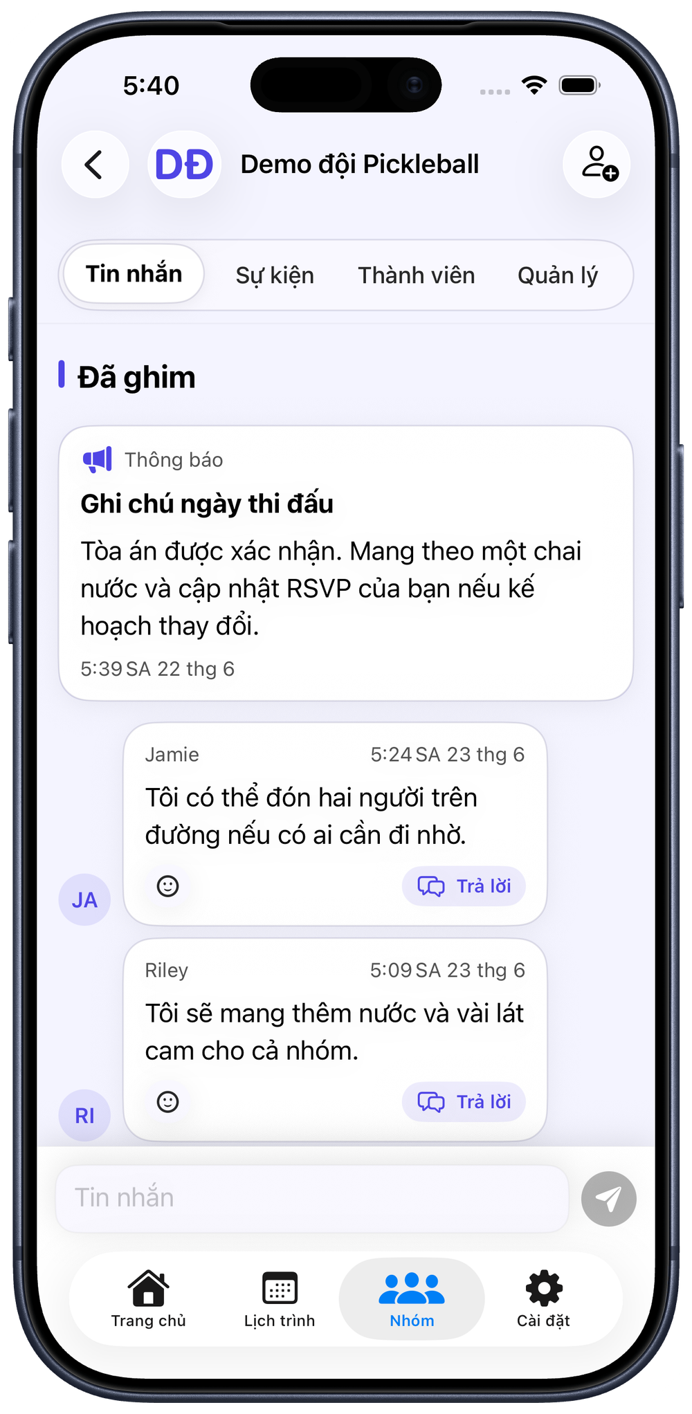 Giữ cuộc trò chuyện tiếp diễn